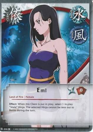 Emi 026 Common Naruto The Chosen Emi 026 Common Naruto The Chosen