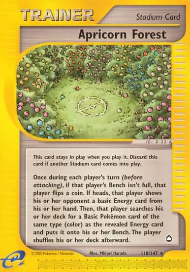 Apricorn Forest 118 147 Rare Apricorn Forest 118 147 Rare