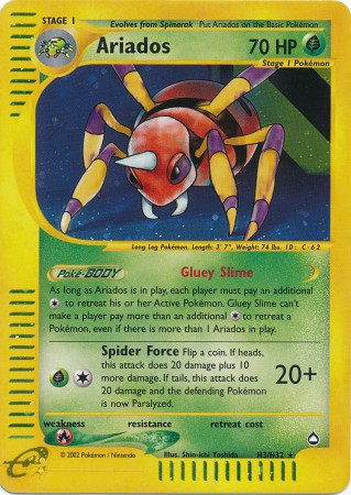 Ariados H3 H32 Holo Rare Ariados H3 H32 Holo Rare
