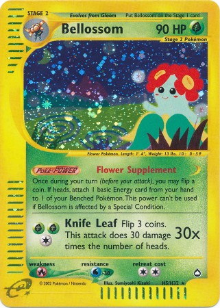 Bellossom H5 H32 Holo Rare Bellossom H5 H32 Holo Rare