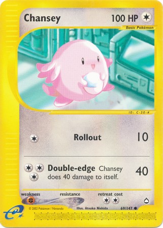 Chansey 69 147 Common Aquapolis Singles Chansey 69 147 Common Aquapolis Singles
