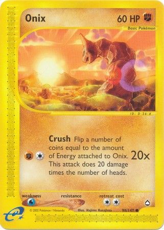 Pokemon Crystal Onix 60