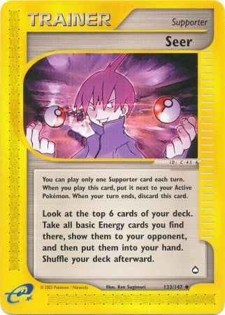 Seer 133 147 Uncommon Aquapolis Singles Seer 133 147 Uncommon Aquapolis Singles