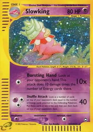 Slowking H22 H32 Holo Rare Aquapolis Singles Slowking H22 H32 Holo Rare Aquapolis Singles
