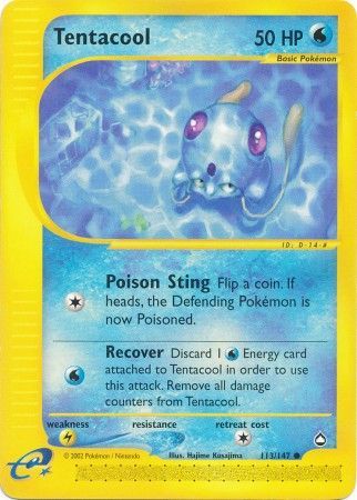 Tentacool 113 147 Common Tentacool 113 147 Common