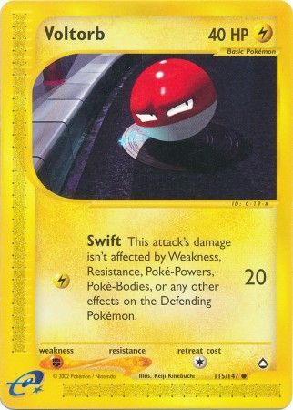 Voltorb 115 147 Common Aquapolis Singles Voltorb 115 147 Common Aquapolis Singles