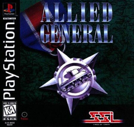 Allied General Playstation 1 Sony Playstation PS1 Allied General Playstation 1 Sony Playstation PS1