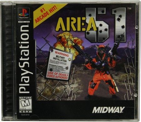 Area 51 Playstation 1 Sony Playstation PS1 Area 51 Playstation 1 Sony Playstation PS1