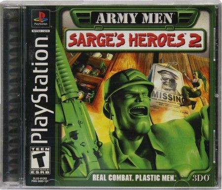 Army Men Sarge s Heroes 2 Playstation 1 Sony Playstation PS1 Army Men Sarge s Heroes 2 Playstation 1 Sony Playstation PS1