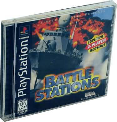 Battle Stations Black Label Playstation 1 Sony Playstation PS1 Battle Stations Black Label Playstation 1 Sony Playstation PS1