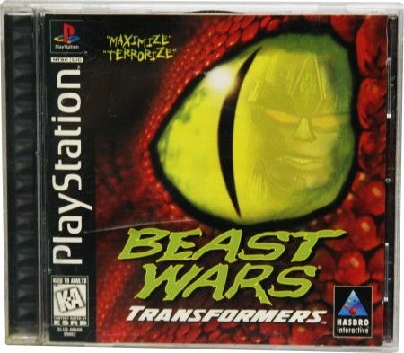 Beast Wars Transformers Playstation 1 Sony Playstation PS1 Beast Wars Transformers Playstation 1 Sony Playstation PS1