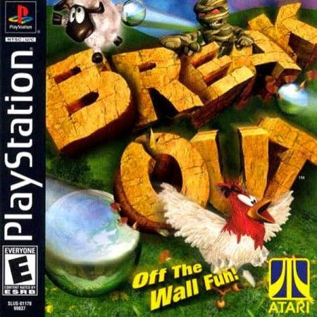 Breakout Playstation 1 Sony Playstation PS1 Breakout Playstation 1 Sony Playstation PS1