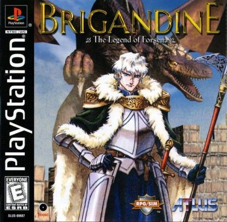 Brigandine Playstation 1 Sony Playstation PS1 Brigandine Playstation 1 Sony Playstation PS1