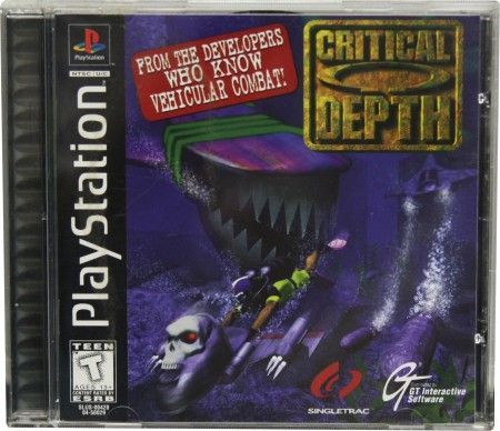 Critical Depth Playstation 1 Sony Playstation PS1 Critical Depth Playstation 1 Sony Playstation PS1