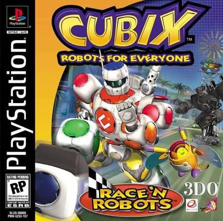 CUBIX Robots For Everyone Race n Robots Playstation 1 Sony Playstation PS1 CUBIX Robots For Everyone Race n Robots Playstation 1 Sony Playstation PS1