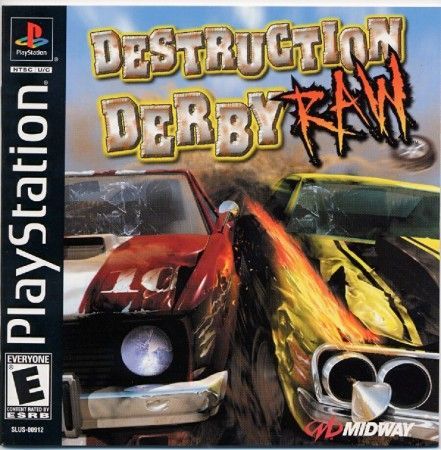 Destruction Derby Raw Playstation 1 Sony Playstation PS1 Destruction Derby Raw Playstation 1 Sony Playstation PS1