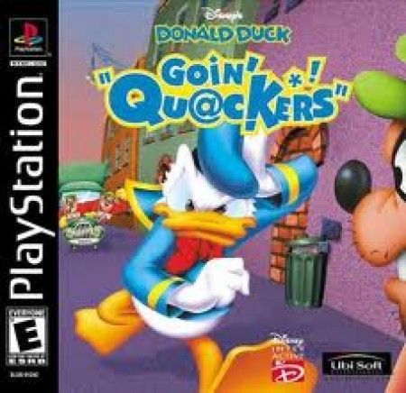 Donald Duck Goin Quackers Playstation 1 Sony Playstation PS1 Donald Duck Goin Quackers Playstation 1 Sony Playstation PS1