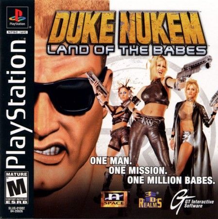 Duke Nukem Land of the Babes Playstation 1 Sony Playstation PS1 Duke Nukem Land of the Babes Playstation 1 Sony Playstation PS1