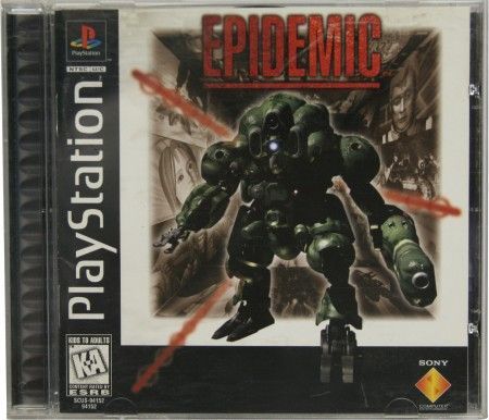 Epidemic Playstation 1 Sony Playstation PS1 Epidemic Playstation 1 Sony Playstation PS1