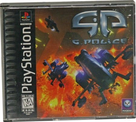G Police Playstation 1 Sony Playstation PS1 G Police Playstation 1 Sony Playstation PS1