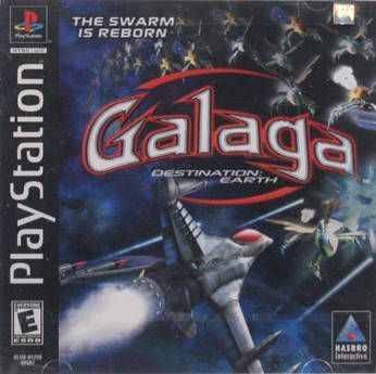 Galaga Destination Earth Playstation 1 Sony Playstation PS1 Galaga Destination Earth Playstation 1 Sony Playstation PS1