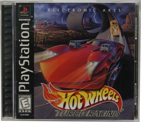 Hot Wheels Turbo Racing Black Label Playstation 1 Sony Playstation PS1 Hot Wheels Turbo Racing Black Label Playstation 1 Sony Playstation PS1