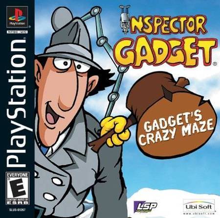 Inspector Gadget Gadgets Crazy Maze Playstation 1 Sony Playstation PS1 Inspector Gadget Gadgets Crazy Maze Playstation 1 Sony Playstation PS1