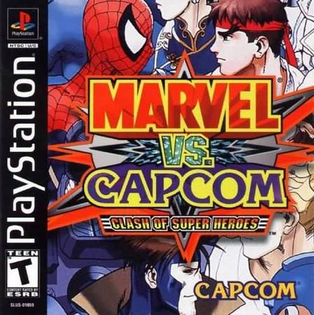 Marvel Vs Capcom Playstation 1 Sony Playstation PS1 Marvel Vs Capcom Playstation 1 Sony Playstation PS1