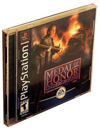 Medal of Honor Underground Black Label Playstation 1 Sony Playstation PS1 Medal of Honor Underground Black Label Playstation 1 Sony Playstation PS1