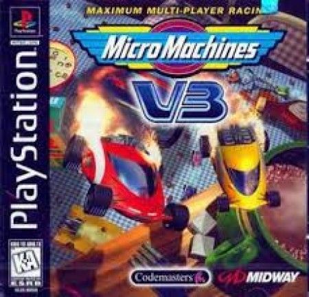 Micro Machines V3 Playstation 1 Sony Playstation PS1 Micro Machines V3 Playstation 1 Sony Playstation PS1