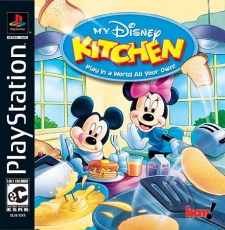 My Disney Kitchen Playstation 1 Sony Playstation PS1 My Disney Kitchen Playstation 1 Sony Playstation PS1