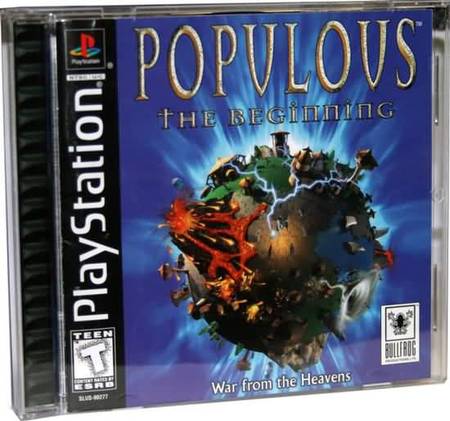 Populous 3 The Beginning Playstation 1 Sony Playstation PS1 Populous 3 The Beginning Playstation 1 Sony Playstation PS1