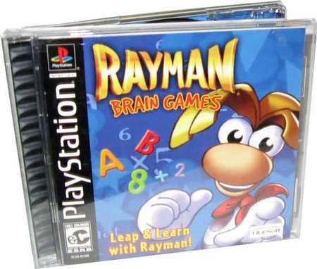 Rayman Brain Games - PlayStation 1 Game - Complete