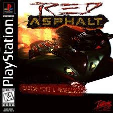 Red Asphalt Playstation 1 Sony Playstation PS1 Red Asphalt Playstation 1 Sony Playstation PS1