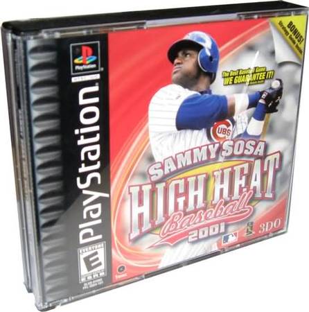Sammy Sosa High Heat Baseball 2001 Playstation 1 Sony PlayStation PS1 Sammy Sosa High Heat Baseball 2001 Playstation 1 Sony PlayStation PS1
