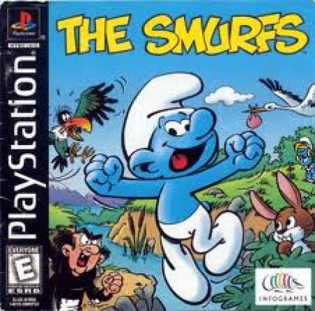 The Smurfs Playstation 1 Sony Playstation PS1 The Smurfs Playstation 1 Sony Playstation PS1