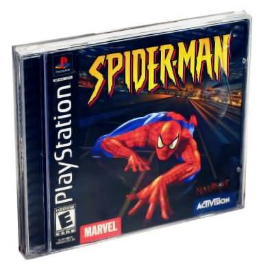 Spider Man Black Label Playstation 1 Sony Playstation PS1 Spider Man Black Label Playstation 1 Sony Playstation PS1