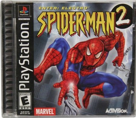 Spider Man 2 Enter Electro Playstation 1 Sony Playstation PS1 Spider Man 2 Enter Electro Playstation 1 Sony Playstation PS1