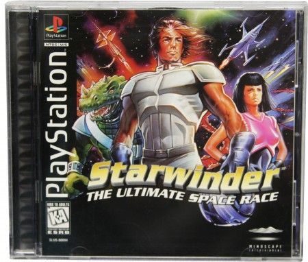 Starwinder The Ultimate Space Race Playstation 1 Sony Playstation PS1 Starwinder The Ultimate Space Race Playstation 1 Sony Playstation PS1
