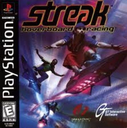 Streak Hoverboard Racing Playstation 1 Sony PlayStation PS1 Streak Hoverboard Racing Playstation 1 Sony PlayStation PS1