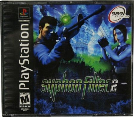 Syphon Filter 2 Black Label Playstation 1 Sony Playstation PS1 Syphon Filter 2 Black Label Playstation 1 Sony Playstation PS1