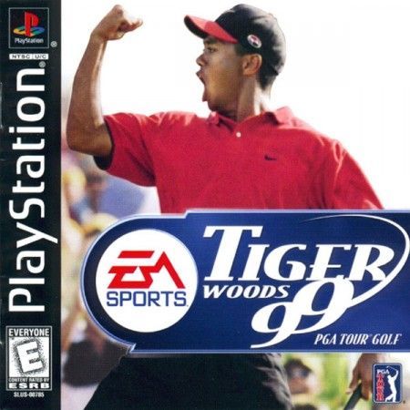 Tiger Woods 99 Playstation 1 Sony Playstation PS1 Tiger Woods 99 Playstation 1 Sony Playstation PS1