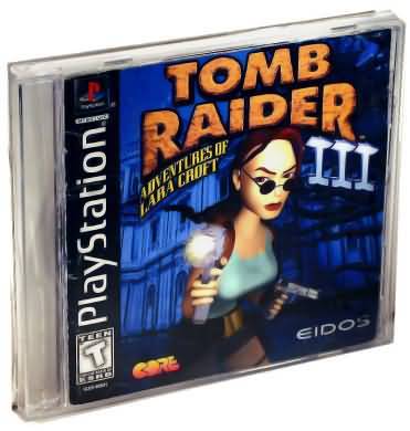 Tomb Raider III Adventures of Lara Croft Black Label Playstation 1 Sony Playstation PS1 Tomb Raider III Adventures of Lara Croft Black Label Playstation 1 Sony Playstation PS1