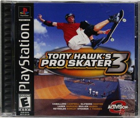 Tony Hawk s Pro Skater 3 Black Label Playstation 1 Sony Playstation PS1 Tony Hawk s Pro Skater 3 Black Label Playstation 1 Sony Playstation PS1