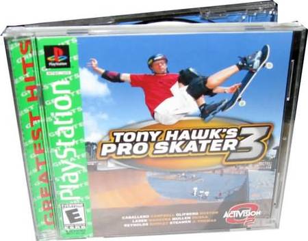 Tony Hawk s Pro Skater 3 Greatest Hits Playstation 1 Sony Playstation PS1 Tony Hawk s Pro Skater 3 Greatest Hits Playstation 1 Sony Playstation PS1