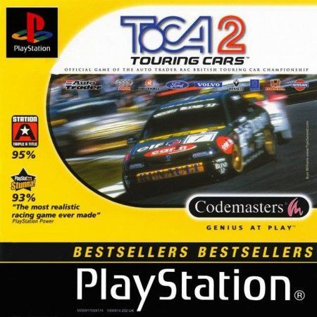 Touring Car Challenge TOCA 2 Playstation 1 Sony Playstation PS1 Touring Car Challenge TOCA 2 Playstation 1 Sony Playstation PS1