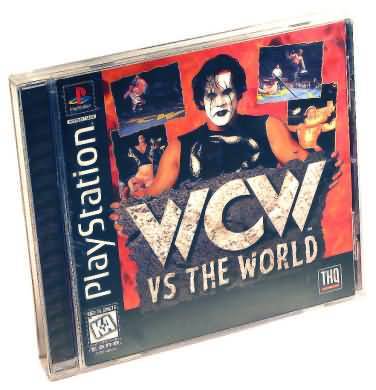 WCW vs The World Black Label Playstation 1 Sony Playstation PS1 WCW vs The World Black Label Playstation 1 Sony Playstation PS1