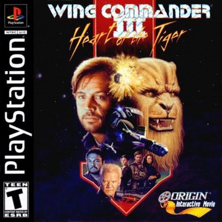 Wing Commander III Heart of the Tiger Playstation 1 Sony Playstation PS1 Wing Commander III Heart of the Tiger Playstation 1 Sony Playstation PS1