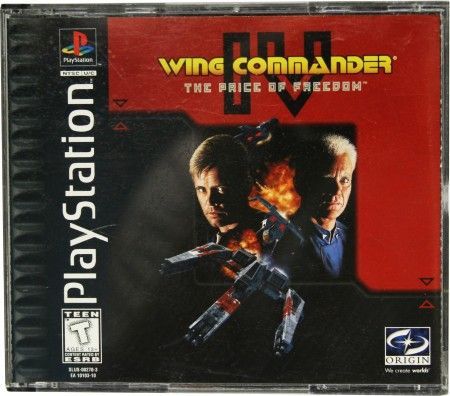 Wing Commander IV The Price of Freedom Playstation 1 Sony Playstation PS1 Wing Commander IV The Price of Freedom Playstation 1 Sony Playstation PS1