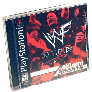 WWF Attitude Playstation 1 Sony Playstation PS1 WWF Attitude Playstation 1 Sony Playstation PS1